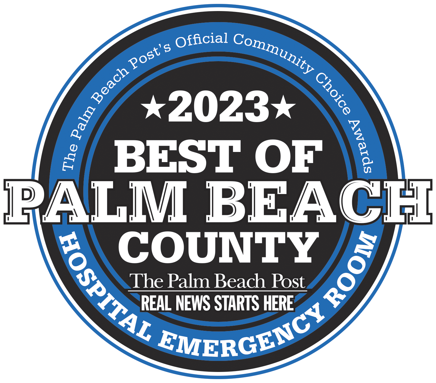 best of palm beach county award badge